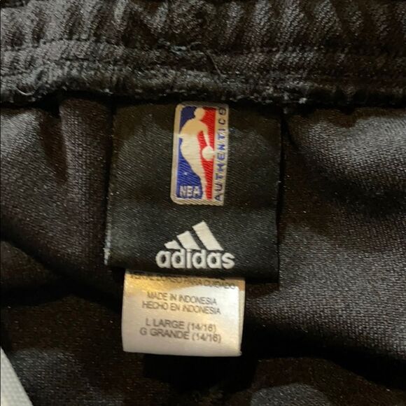Adidas NBA Brooklyn Nets Track Pants Boys Large - Picture 15 of 16
